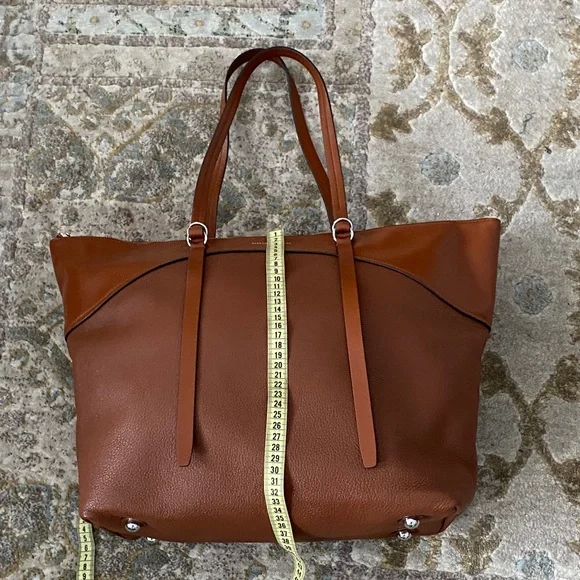 Rebecca Minkoff Brown Leather Tote Bag - Picture 8 of 15
